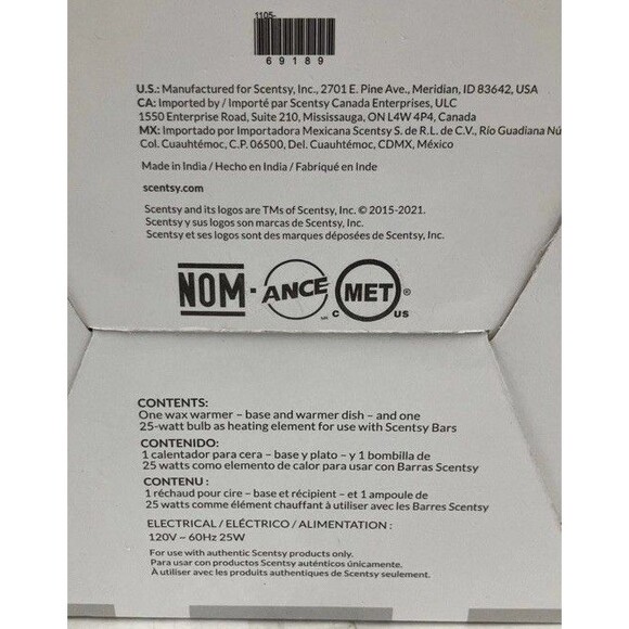 Scentsy “Flaunt Your Feathers”~Retired~Green&Blue Mosiac~2024~NIB - Picture 4 of 7
